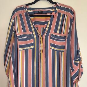 Torrid 1X striped top